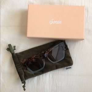 Sonix Half & Half Tortoise Sunglasses